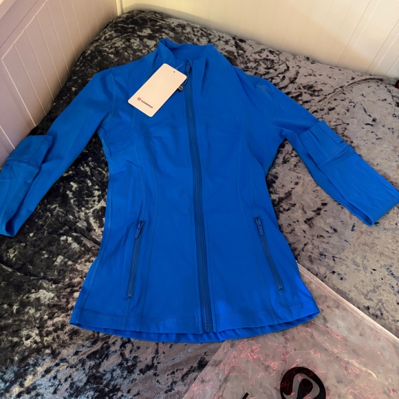 Blue defined jacket - Picture 1 of 5
